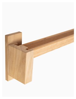 Foto 1 | Foto 1 | Cortinero Artesanal de Madera Milán Doble 180 cm Natural