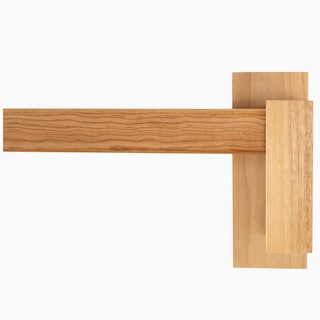 Foto 2 | Foto 2 | Cortinero Artesanal de Madera Milán Doble 180 cm Natural