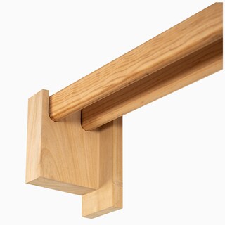 Foto 3 | Foto 3 | Cortinero Artesanal de Madera Milán Doble 180 cm Natural