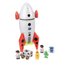 Misión Espacial Toy Rocket Ship Cp Toys Con Astronautas Y Extraterrestres - Venta Internacional.
