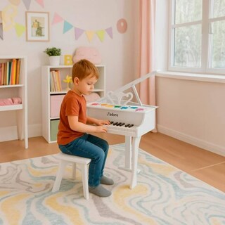 Foto 4 | Foto 4 | Mi Primer Piano J'adore 72 X50 Cm Piano Infantil De Madera + Asiento Edad 2-4 Años