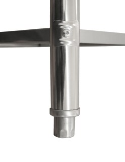 Foto 5 | Foto 5 | Mesa Isla Doble 110x50 Mindejal Mesaid115 Acero Inoxidable Con Doble Entrepaño