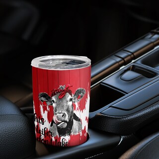 Foto 3 | Foto 3 | Vaso Oasisdream De Acero Inoxidable De 600 Ml Con Estampado De Vaca