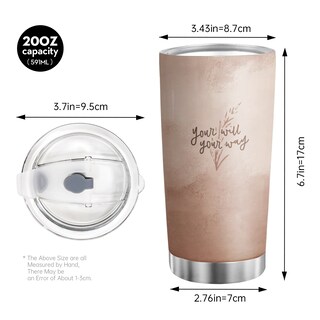 Foto 2 | Foto 2 | Taza De Viaje Oasisdream Vaso De Acero Inoxidable 600 Ml Con Tapa