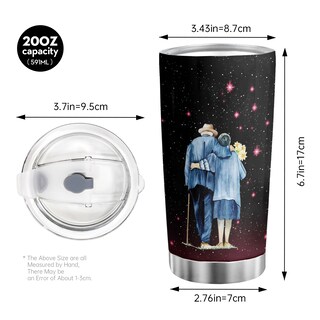 Foto 2 | Foto 2 | Taza De Viaje Oasisdream Vaso De Acero Inoxidable 600 Ml - Venta Internacional.