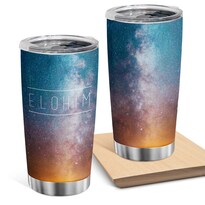 Vaso Oasisdream De Acero Inoxidable De 600 Ml Con Estampado Estrellado