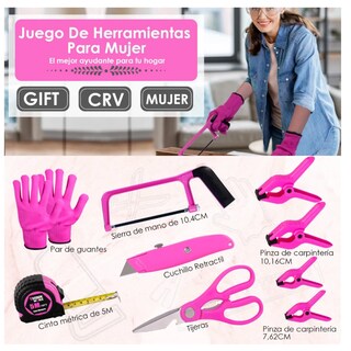 Foto 2 | Foto 2 | Engrapadora Belug Tipo Pistola Para Tapiceria 3 En 1 900 Grapas Rosa