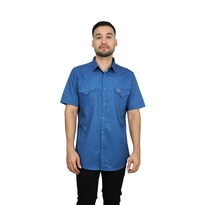 Camisa Platini Pgw10653 Blue Para Hombre