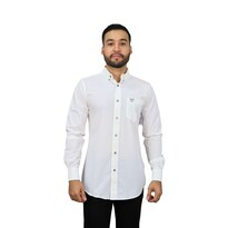 Camisa Platini Pcl10796 White Para Hombre