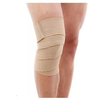 Foto 2 | Foto 2 | Rodillera Belug Elastica Vendas 2 Par Bandas Deportiva Rodilla Gym Amarillo