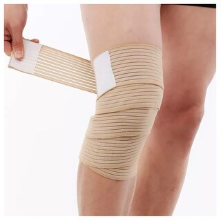 Foto 3 | Foto 3 | Rodillera Belug Elastica Vendas 2 Par Bandas Deportiva Rodilla Gym Amarillo