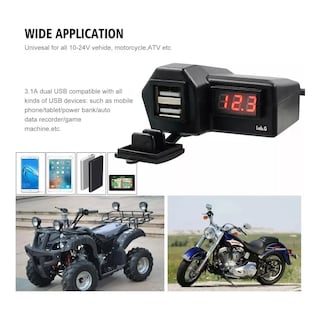 Foto 2 | Foto 2 | Cargador De Celular Lab.g Usb Con Pantalla De Voltaje Para Moto