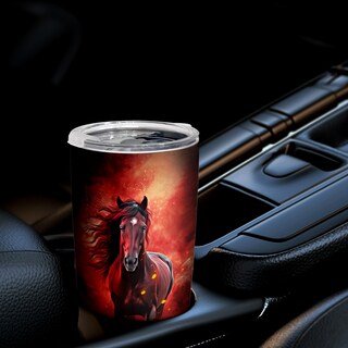 Foto 3 | Foto 3 | Vaso Oasisdream De Acero Inoxidable De 600 Ml Con Estampado De Caballos - Venta Internacional.