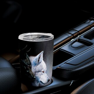 Foto 3 | Foto 3 | Taza De Café Tumbler Oasisdream De 600 Ml Con Estampado De Lobos - Venta Internacional.