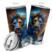 Vaso Oasisdream De Acero Inoxidable De 600 Ml Con Estampado De Leones - Venta Internacional.