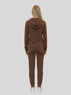 Foto 3 | Foto 3 | Sudadera y Pants Jogger Café Oscuro para Mujer