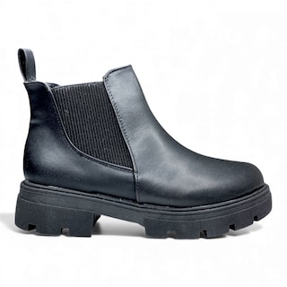 Foto 1 | Foto 1 | Botín Chelsea Negro para Niña