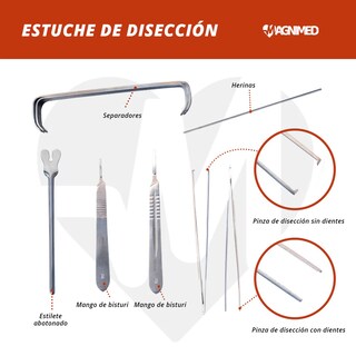 Foto 4 | Foto 4 | Equipo de Disección Quirúrgico Magnimed de Acero Inoxidable