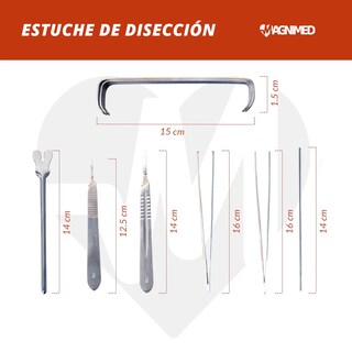 Foto 5 | Foto 5 | Equipo de Disección Quirúrgico Magnimed de Acero Inoxidable