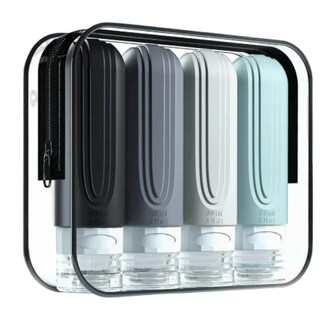 Foto 1 | Foto 1 | Botellas De Kit De Viaje Xtellar Portátiles Contenedores Silicona