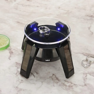 Foto 2 | Foto 2 | Exhibidor Solar Giratorio Eléctrico Negro para Joyería