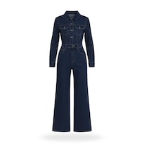 Palazzo Mezclilla Premium Azul