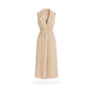 Foto 1 | Foto 1 | Chaleco Largo Paño Beige