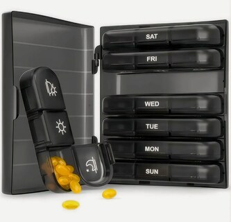 Foto 4 | Foto 4 | Pastillero Xtellar Semanal Portátil De Píldora Vitamin Múltiples