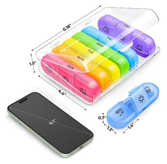 Foto 2 | Foto 2 | Pastillero Xtellar Semanal Portátil De Píldora Vitamin Múltiples