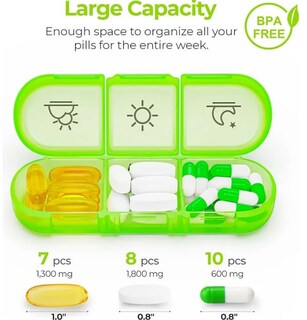 Foto 4 | Foto 4 | Pastillero Xtellar Semanal Portátil De Píldora Vitamin Múltiples
