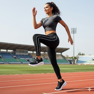 Foto 4 | Foto 4 | Tenis Deportivo Dama Golden Shoes 0471 Negro Blanco