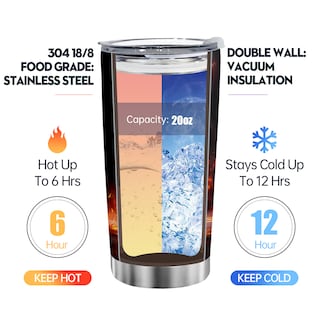 Foto 5 | Foto 5 | Vaso De Viaje Oasisdream Oasisdream 600 Ml De Acero Inoxidable - Venta Internacional.