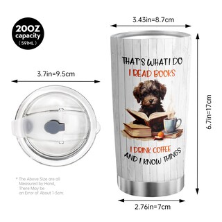 Foto 2 | Foto 2 | Vaso Oasisdream De Acero Inoxidable De 600 Ml Con Estampado De Perros