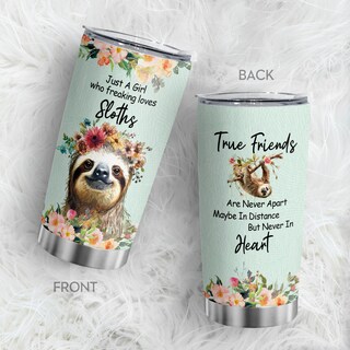 Foto 1 | Foto 1 | Vaso Oasisdream De Acero Inoxidable De 600 Ml Con Estampado De Perezosos