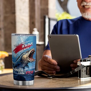 Foto 6 | Foto 6 | Taza De Viaje Oasisdream Vaso De 600 Ml Con Estampado De Tiburones - Venta Internacional.