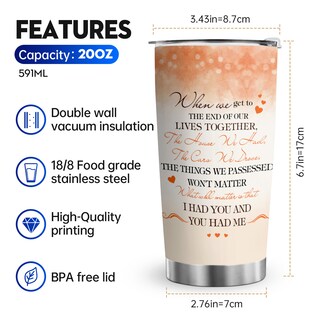 Foto 2 | Foto 2 | Taza De Café Oasisdream 600 Ml Acero Inoxidable Con Estampado