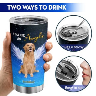 Foto 5 | Foto 5 | Vaso Oasisdream De Acero Inoxidable De 600 Ml Con Estampado De Perros