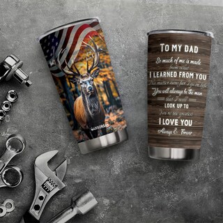 Foto 1 | Foto 1 | Vaso Oasisdream De Acero Inoxidable De 600 Ml Con Estampado De Renos - Venta Internacional.