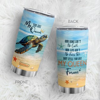 Foto 1 | Foto 1 | Vaso Oasisdream De Acero Inoxidable De 600 Ml Con Estampado De Tortuga