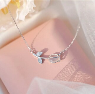 Foto 2 | Foto 2 | Collar Tulipán Con Colgante Modelo Plata