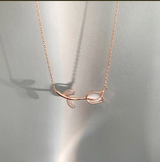 Foto 2 | Foto 2 | Collar Tulipán Con Colgante Modelo Rosa