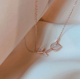 Foto 4 | Foto 4 | Collar Tulipán Con Colgante Modelo Rosa