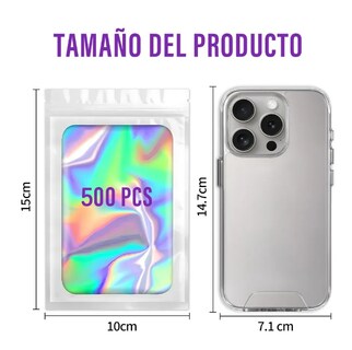 Foto 4 | Foto 4 | Bolsas Xtellar Holográficas Tornasol a Prueba de Olores 500 Piezas