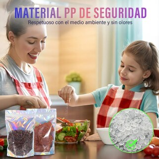 Foto 2 | Foto 2 | Bolsas Xtellar Stand Up Pouch Kraft con Ventana para 50 g 300 Piezas