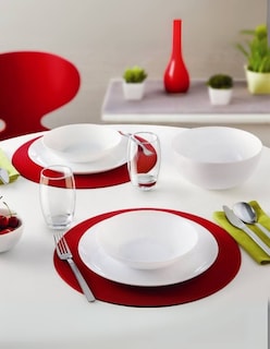 Foto 2 | Foto 2 | Vajilla Diwali De Opal Blanco Con Bowl 16 Piezas