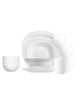 Vajilla Carine De Opal Con Bowl Y Taza Blanco 20 Piezas