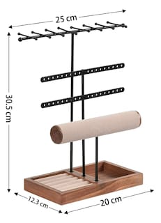Foto 3 | Foto 3 | Organizador De Joyas De Madera Modelo Café