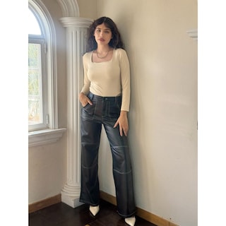 Foto 2 | Foto 2 | Body Escote Cuadrado Beige