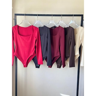 Foto 3 | Foto 3 | Body Escote Cuadrado Cafe