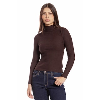 Foto 1 | Foto 1 | Blusa Tejida de Cuello Alto Juvenil para Mujer